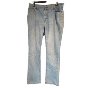 L.L.Bean Favorite Fit Light Wash Bootcut Jeans Women’s Size 12 Regular Denim